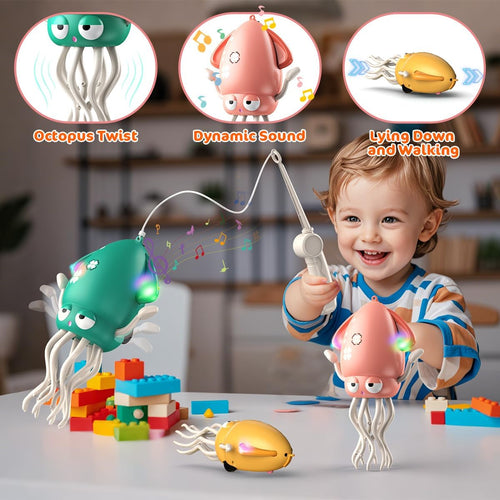 OctoDancer® - LED Dancing Squid with Obstacle Avoidance